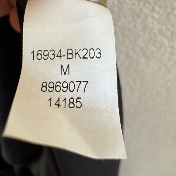 AYR Black Niche Silk Maxi Dress with Belt Size Medium Spaghetti Strap V-Neck - Picture 9 of 15